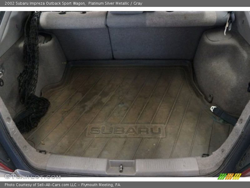 Platinum Silver Metallic / Gray 2002 Subaru Impreza Outback Sport Wagon