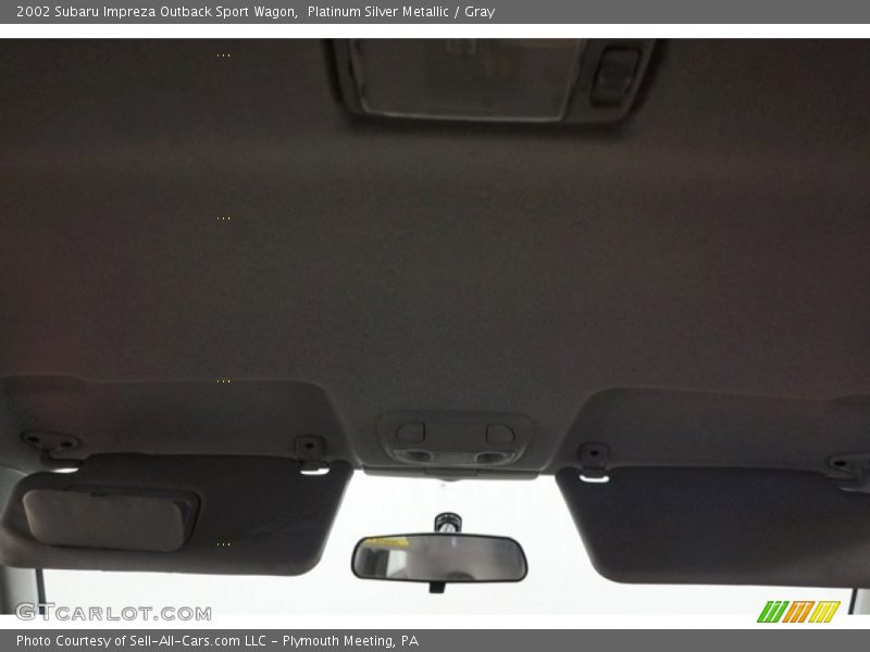 Platinum Silver Metallic / Gray 2002 Subaru Impreza Outback Sport Wagon