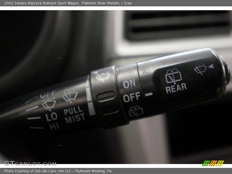 Platinum Silver Metallic / Gray 2002 Subaru Impreza Outback Sport Wagon