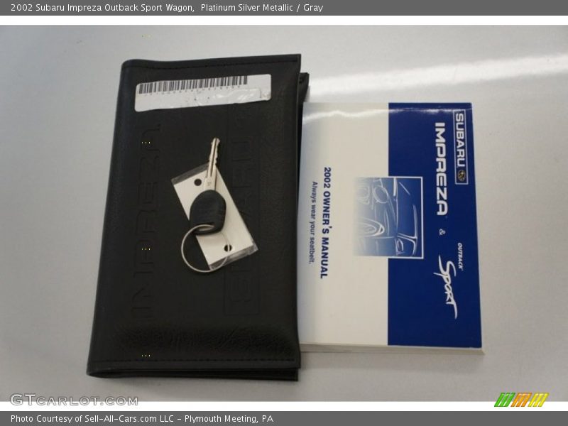Platinum Silver Metallic / Gray 2002 Subaru Impreza Outback Sport Wagon