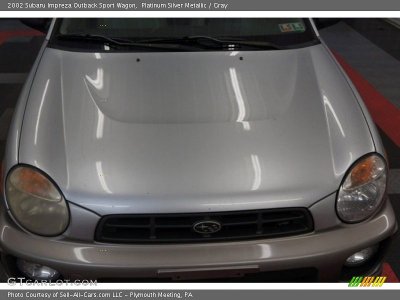 Platinum Silver Metallic / Gray 2002 Subaru Impreza Outback Sport Wagon