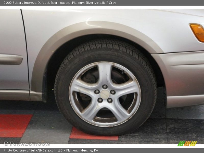 Platinum Silver Metallic / Gray 2002 Subaru Impreza Outback Sport Wagon