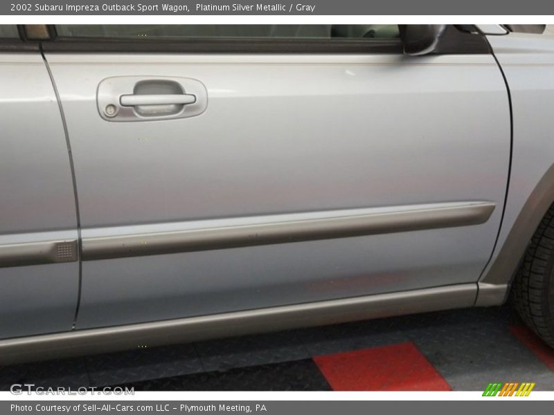 Platinum Silver Metallic / Gray 2002 Subaru Impreza Outback Sport Wagon