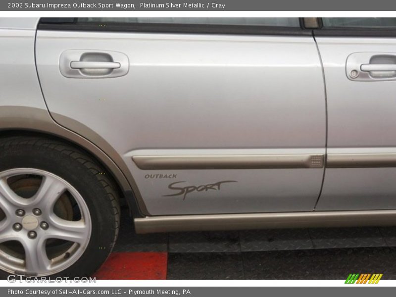 Platinum Silver Metallic / Gray 2002 Subaru Impreza Outback Sport Wagon