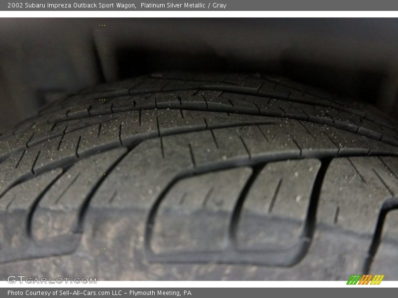 Platinum Silver Metallic / Gray 2002 Subaru Impreza Outback Sport Wagon