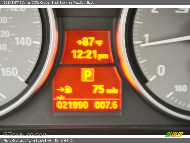 Black Sapphire Metallic / Black 2013 BMW 3 Series 335is Coupe