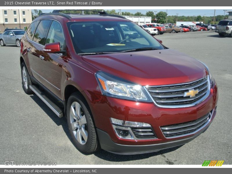 Siren Red Tintcoat / Ebony 2015 Chevrolet Traverse LTZ