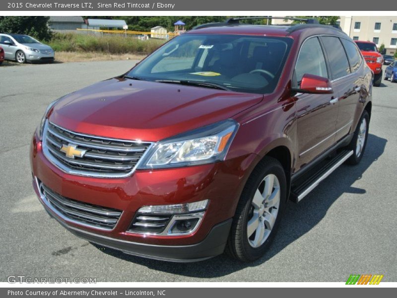 Siren Red Tintcoat / Ebony 2015 Chevrolet Traverse LTZ