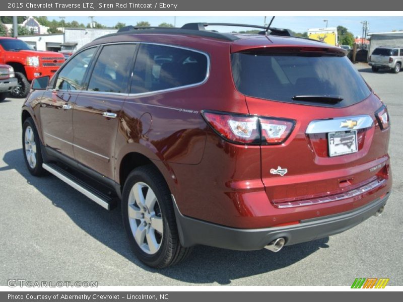 Siren Red Tintcoat / Ebony 2015 Chevrolet Traverse LTZ