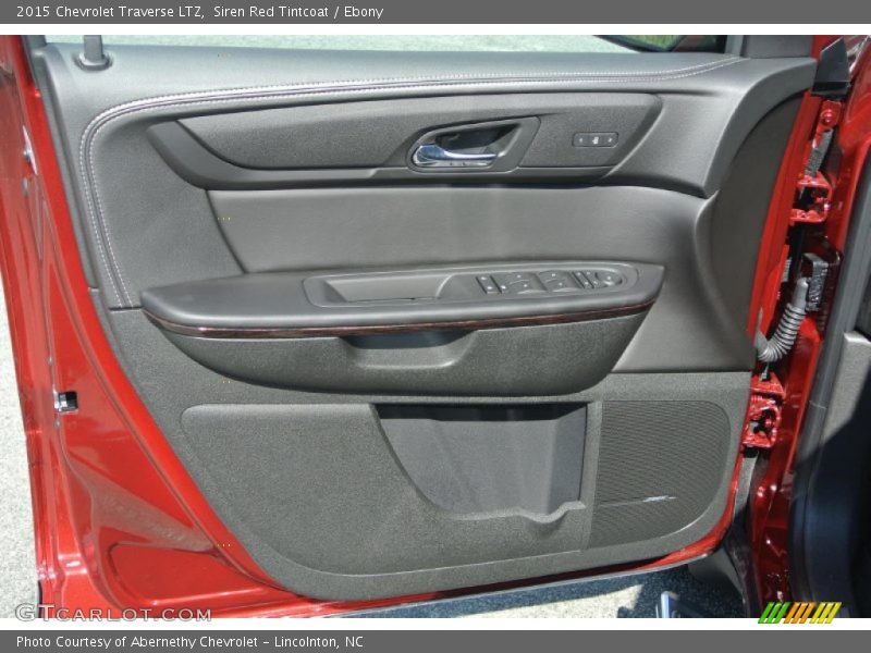 Siren Red Tintcoat / Ebony 2015 Chevrolet Traverse LTZ