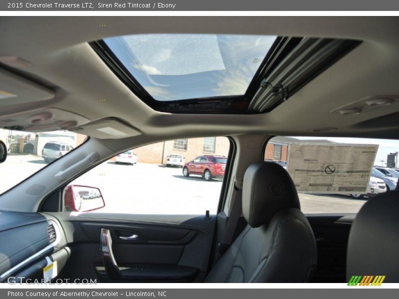 Siren Red Tintcoat / Ebony 2015 Chevrolet Traverse LTZ