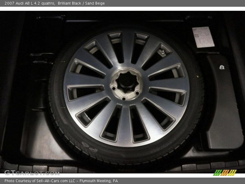 Brilliant Black / Sand Beige 2007 Audi A8 L 4.2 quattro