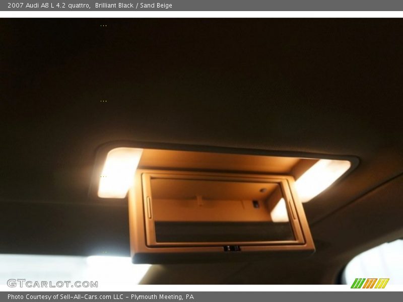 Brilliant Black / Sand Beige 2007 Audi A8 L 4.2 quattro