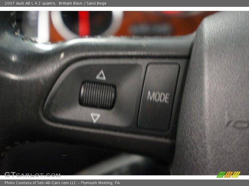 Brilliant Black / Sand Beige 2007 Audi A8 L 4.2 quattro