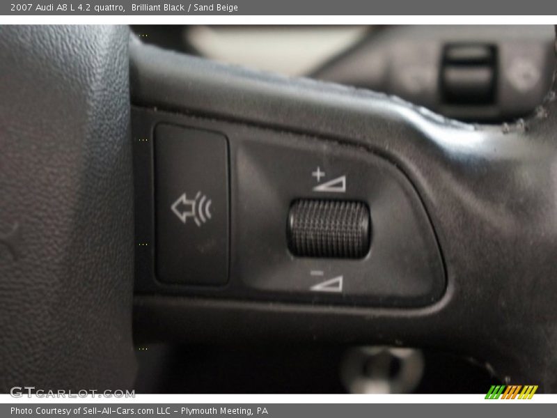 Brilliant Black / Sand Beige 2007 Audi A8 L 4.2 quattro