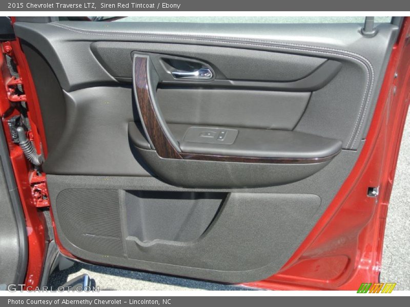Siren Red Tintcoat / Ebony 2015 Chevrolet Traverse LTZ