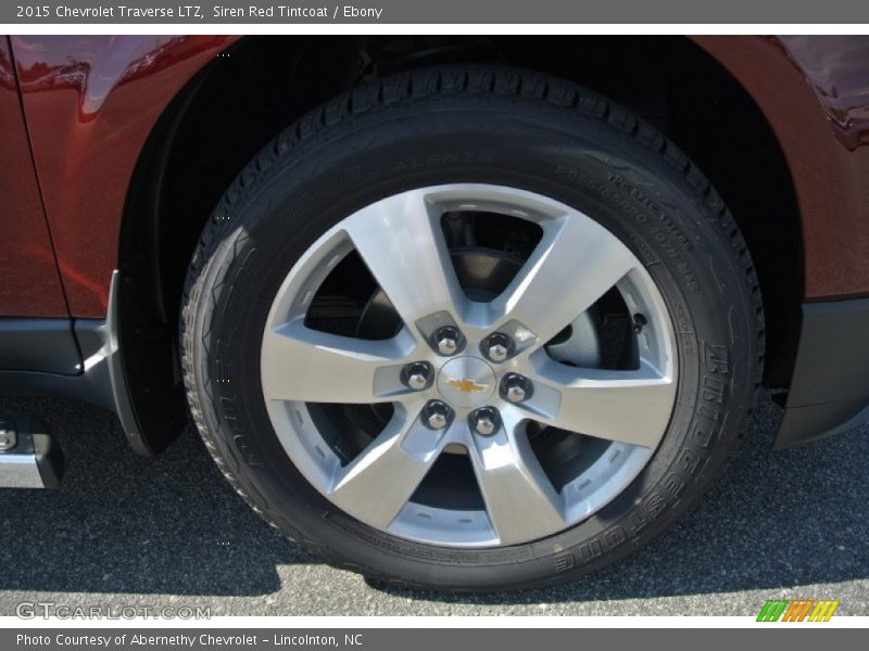 Siren Red Tintcoat / Ebony 2015 Chevrolet Traverse LTZ