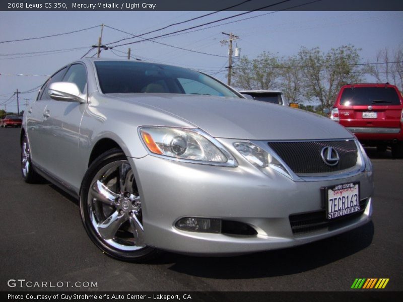 Mercury Metallic / Light Gray 2008 Lexus GS 350