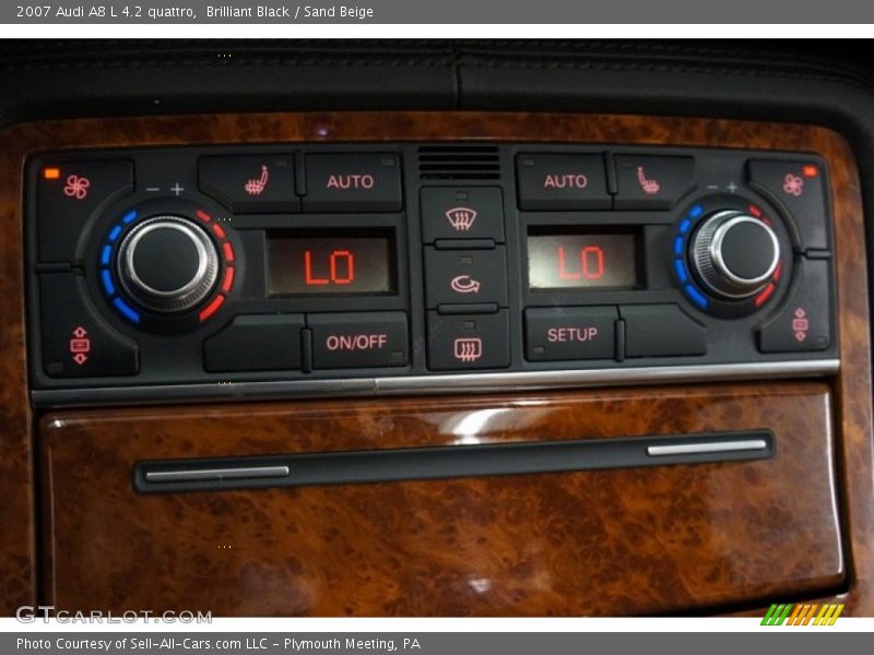 Brilliant Black / Sand Beige 2007 Audi A8 L 4.2 quattro