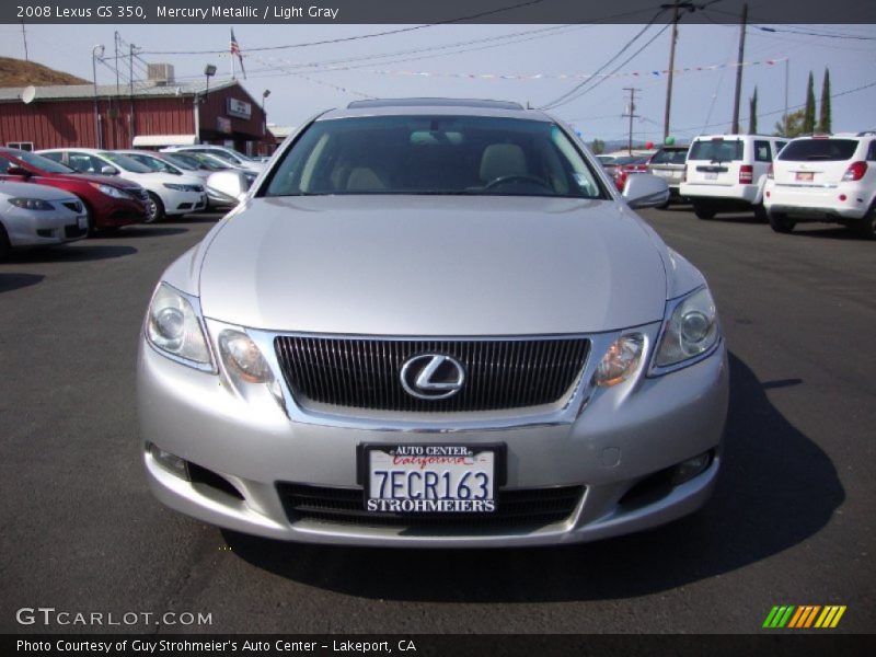 Mercury Metallic / Light Gray 2008 Lexus GS 350