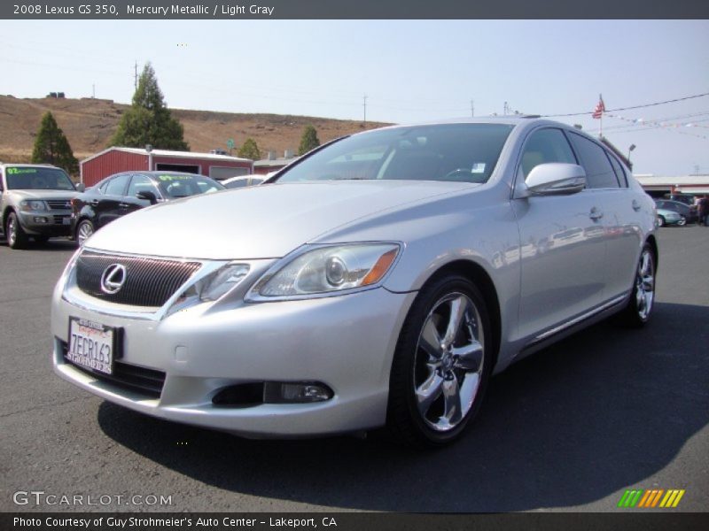 Mercury Metallic / Light Gray 2008 Lexus GS 350