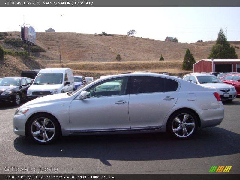 Mercury Metallic / Light Gray 2008 Lexus GS 350