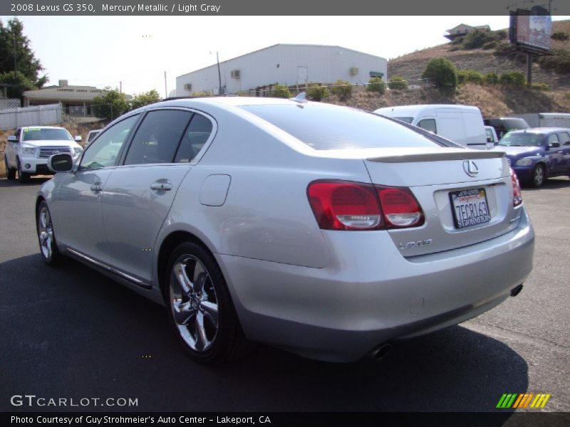 Mercury Metallic / Light Gray 2008 Lexus GS 350