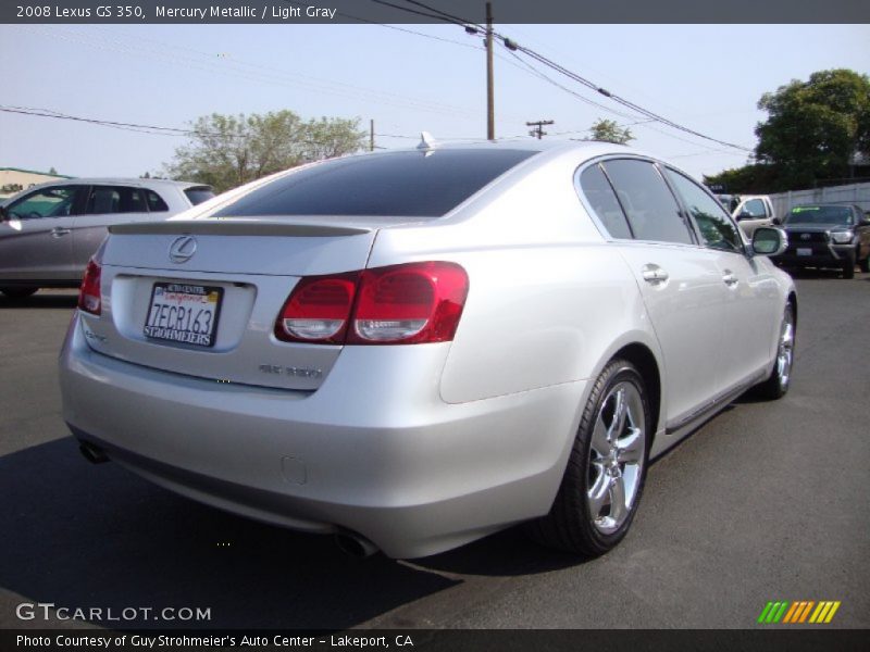 Mercury Metallic / Light Gray 2008 Lexus GS 350