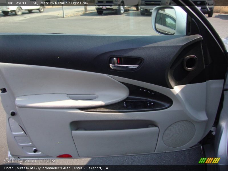 Mercury Metallic / Light Gray 2008 Lexus GS 350