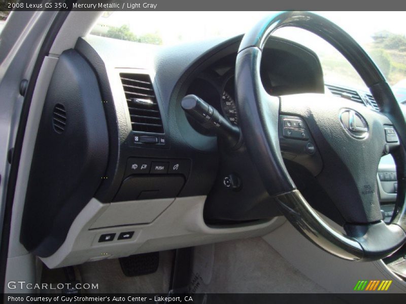 Mercury Metallic / Light Gray 2008 Lexus GS 350