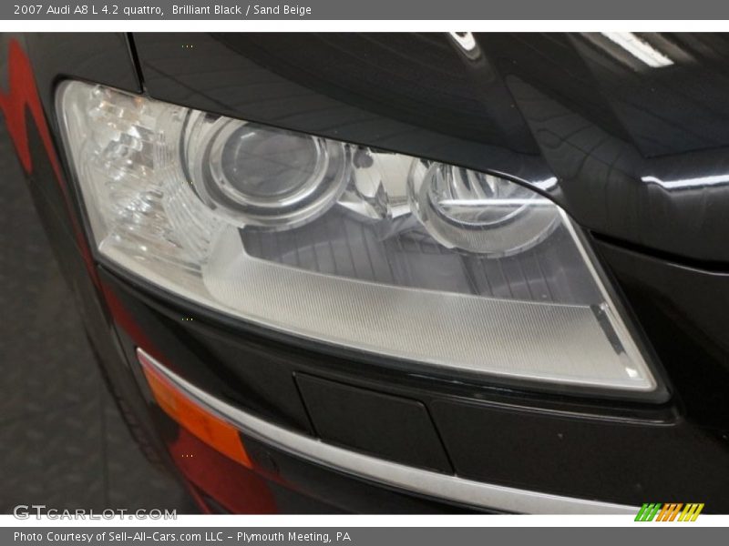 Brilliant Black / Sand Beige 2007 Audi A8 L 4.2 quattro