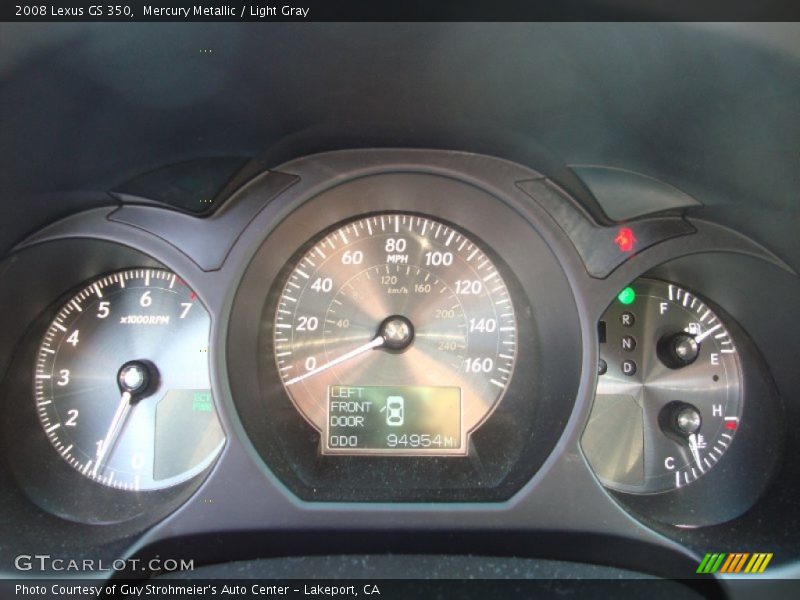 Mercury Metallic / Light Gray 2008 Lexus GS 350