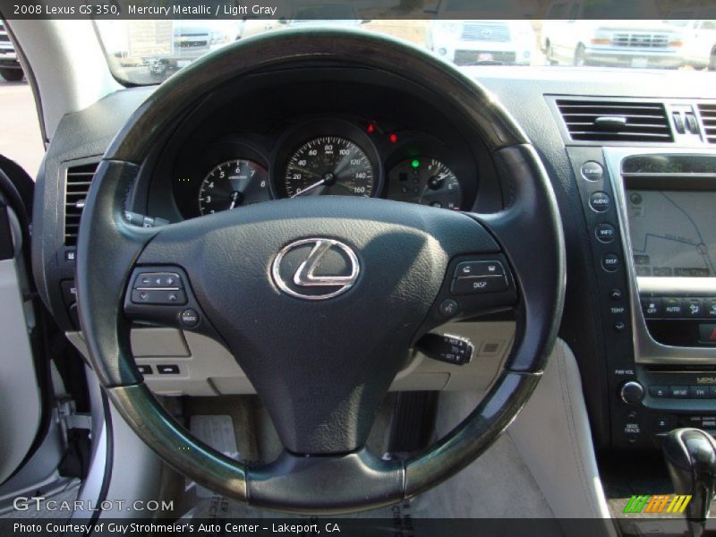 Mercury Metallic / Light Gray 2008 Lexus GS 350