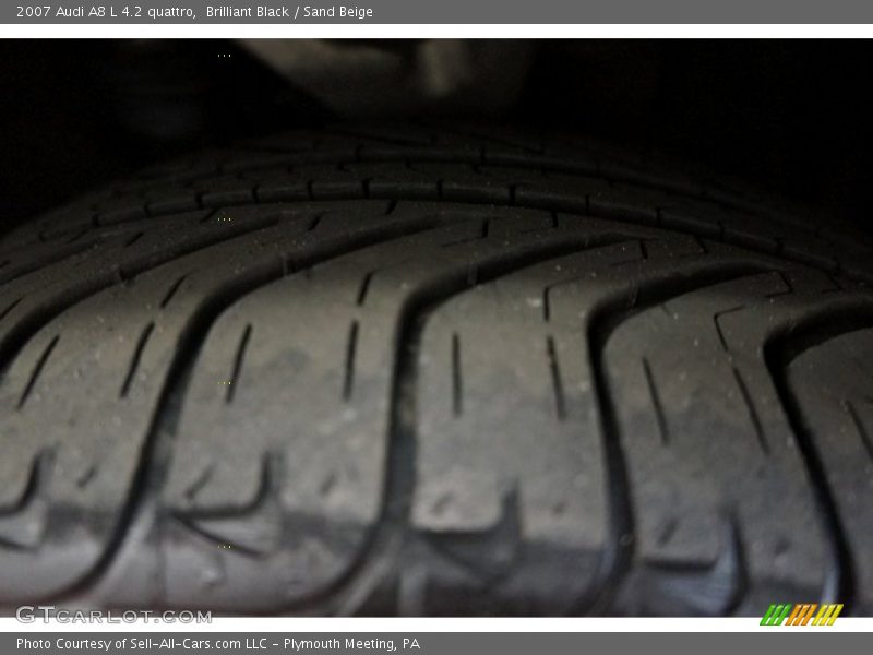 Brilliant Black / Sand Beige 2007 Audi A8 L 4.2 quattro