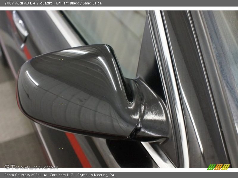 Brilliant Black / Sand Beige 2007 Audi A8 L 4.2 quattro