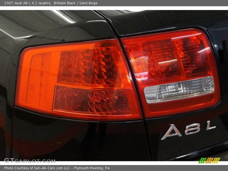 Brilliant Black / Sand Beige 2007 Audi A8 L 4.2 quattro