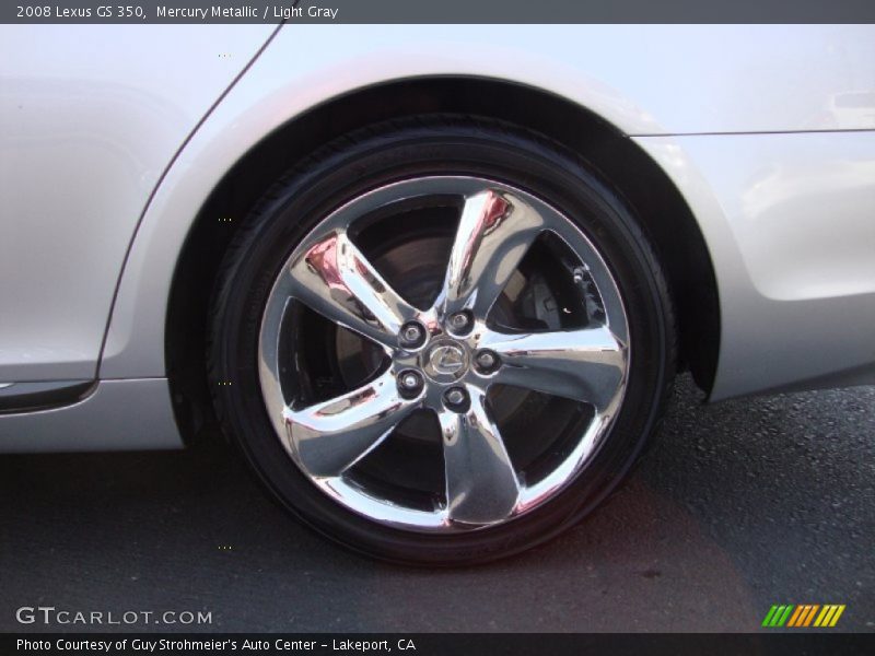 Mercury Metallic / Light Gray 2008 Lexus GS 350