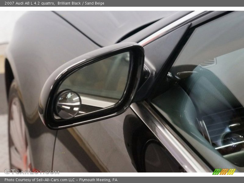 Brilliant Black / Sand Beige 2007 Audi A8 L 4.2 quattro