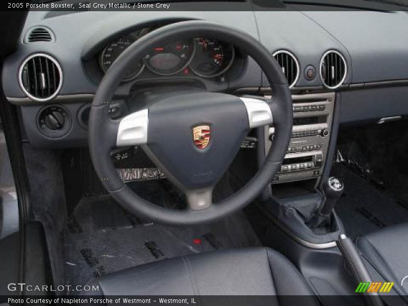 Seal Grey Metallic / Stone Grey 2005 Porsche Boxster