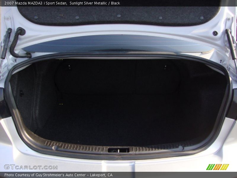 Sunlight Silver Metallic / Black 2007 Mazda MAZDA3 i Sport Sedan