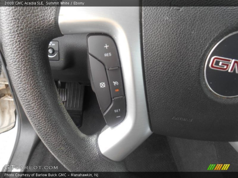 Summit White / Ebony 2008 GMC Acadia SLE