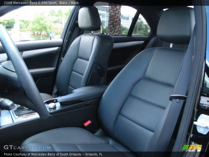Black / Black 2008 Mercedes-Benz C 300 Sport
