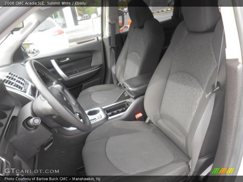 Summit White / Ebony 2008 GMC Acadia SLE