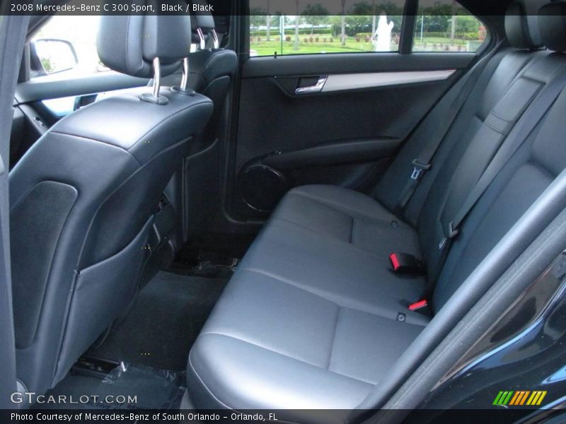 Black / Black 2008 Mercedes-Benz C 300 Sport