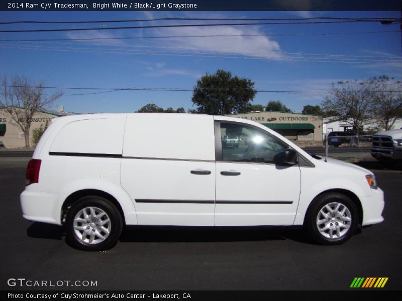 Bright White / Black/Light Graystone 2014 Ram C/V Tradesman