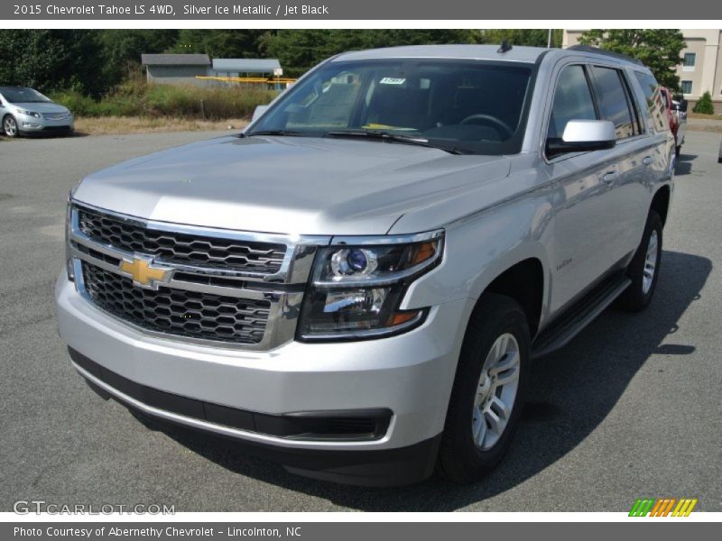 Silver Ice Metallic / Jet Black 2015 Chevrolet Tahoe LS 4WD