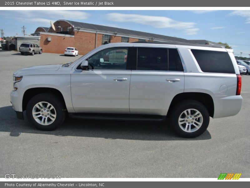 Silver Ice Metallic / Jet Black 2015 Chevrolet Tahoe LS 4WD