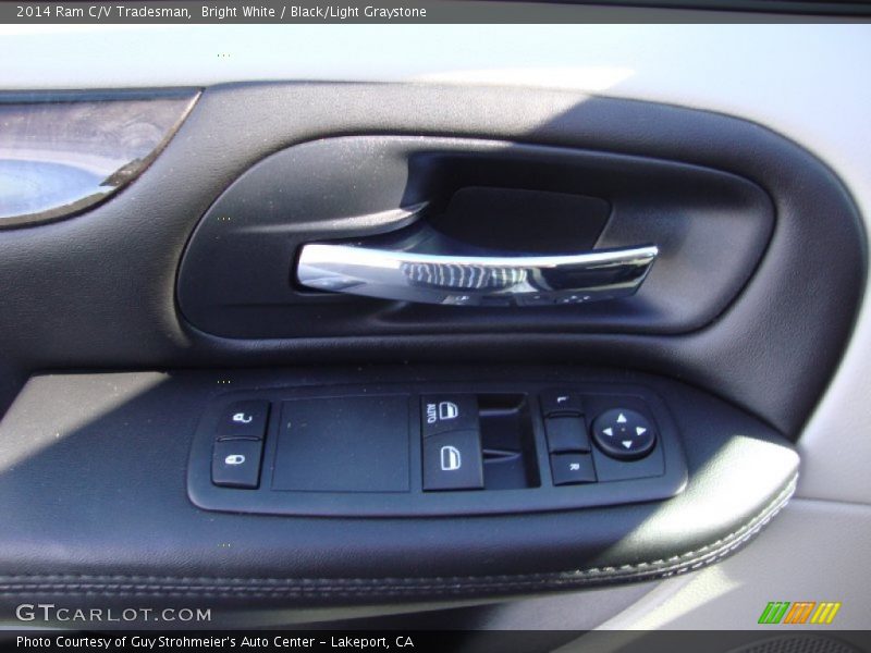 Bright White / Black/Light Graystone 2014 Ram C/V Tradesman