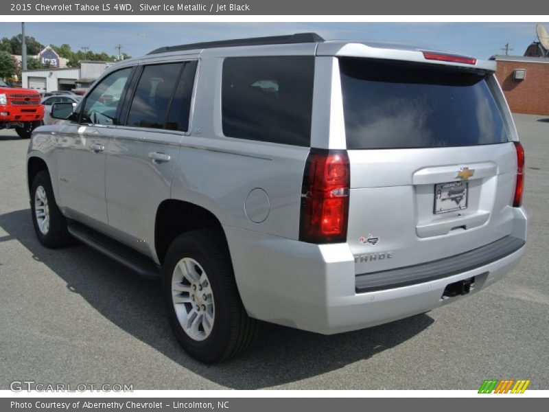Silver Ice Metallic / Jet Black 2015 Chevrolet Tahoe LS 4WD