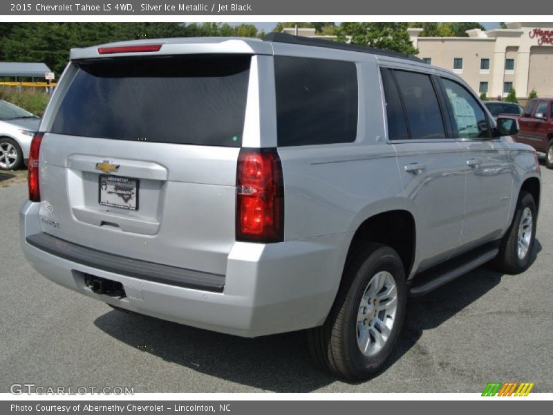 Silver Ice Metallic / Jet Black 2015 Chevrolet Tahoe LS 4WD